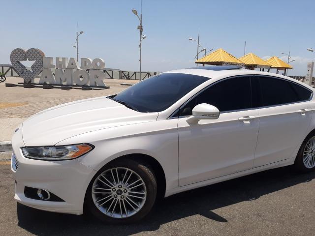 Ford Fusion 2016, 15km, branco sibéria, c/teto solar, garantia de fabrica, impecável!! - Foto 8