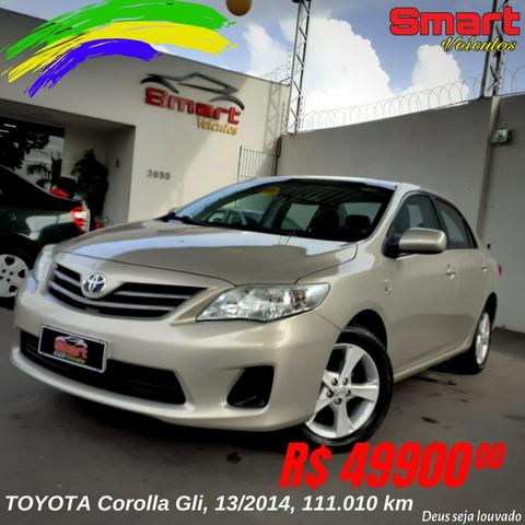 Smart Veículos - TOYOTA Corolla Gli, 13/2014, 111.010 km. R$49.900,00