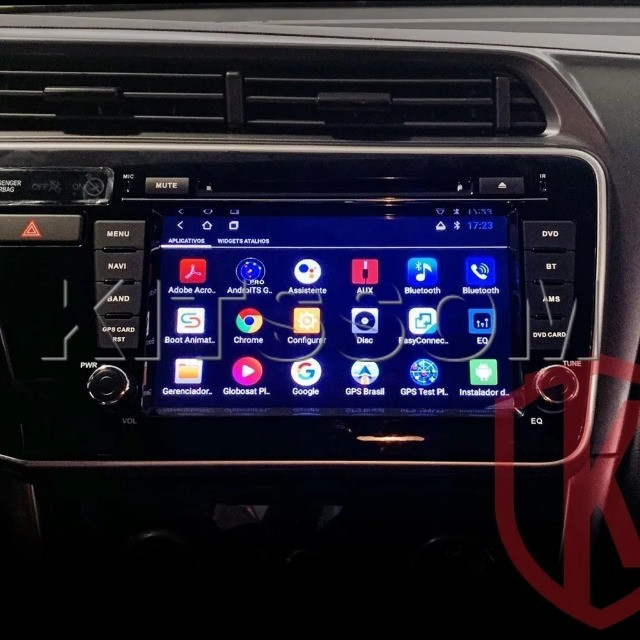 Central Multimídia Honda City 2015 2016 2017 Android Kronos Tela 9'' - Foto 3