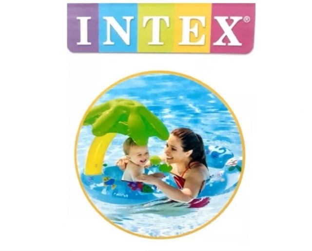 Boia para mamãe e bebê coqueiro Intex - Foto 3