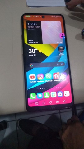  celular LG k52 novo e fone novo 