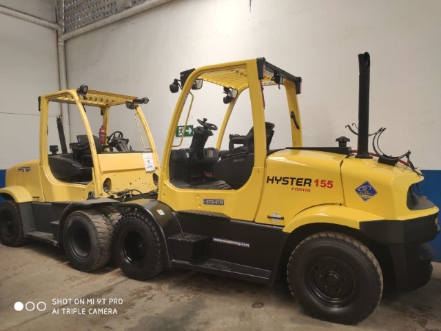 Empilhadeira Hyster H155 FT | 2011 | Torre Duplex 