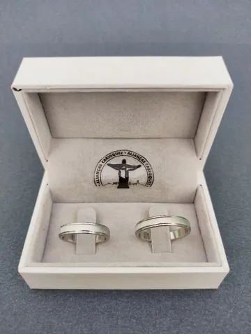 PAR DE ALIANÇAS COMPROMISSO 