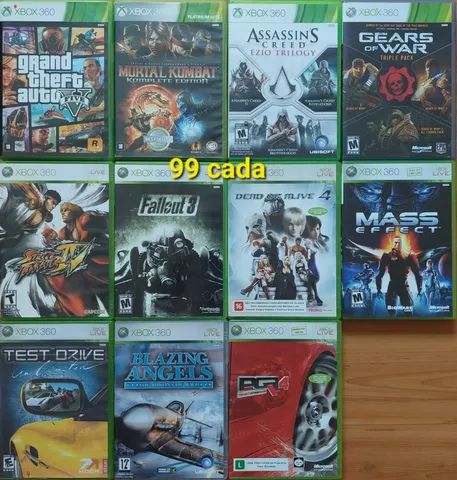 Jogos Originais para Xbox 360 Mídia Física - Lote 2