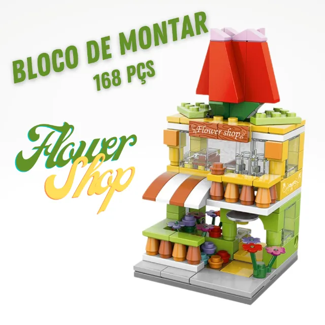 BLOCOS GIGANTES DE MONTAR 4 CORES COM 50 PEÇAS - Pegue & Monte