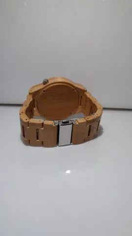 Relógio madeira de bambu. Centro RJ.  - Foto 5