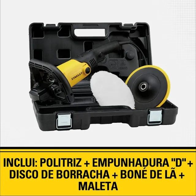 Politriz Stanley 7pol 178mm 1300w 220v