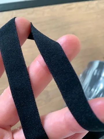 Elástico Laure 13 preto / elastan  - Foto 2