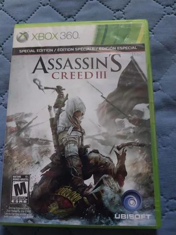 Jogo Assassins Creed III Xbox 360 e Xbox One