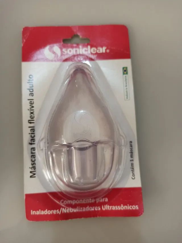 Traquéia e máscara para inalador/nebulizador novos - Foto 3