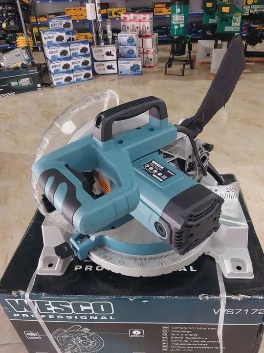 Meia esquadria 10" 1800w c/ disco para madeira Uso Profissional - Wesco(Loja) - Foto 4