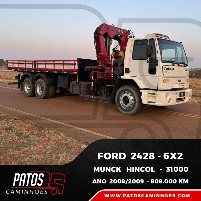 Ford 2428 6x2 Munck Hincol 3100 2008/2009 - Foto 4