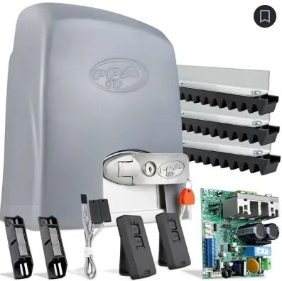 kit portão eletrônico abertura e fechamento