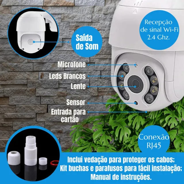 Câmera externa novas entregamos com garantia 