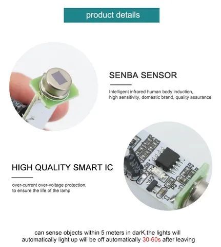 Lâmpada Led 12w Com Sensor de Movimento e Claridade Branco Frio Bivolt - Foto 4