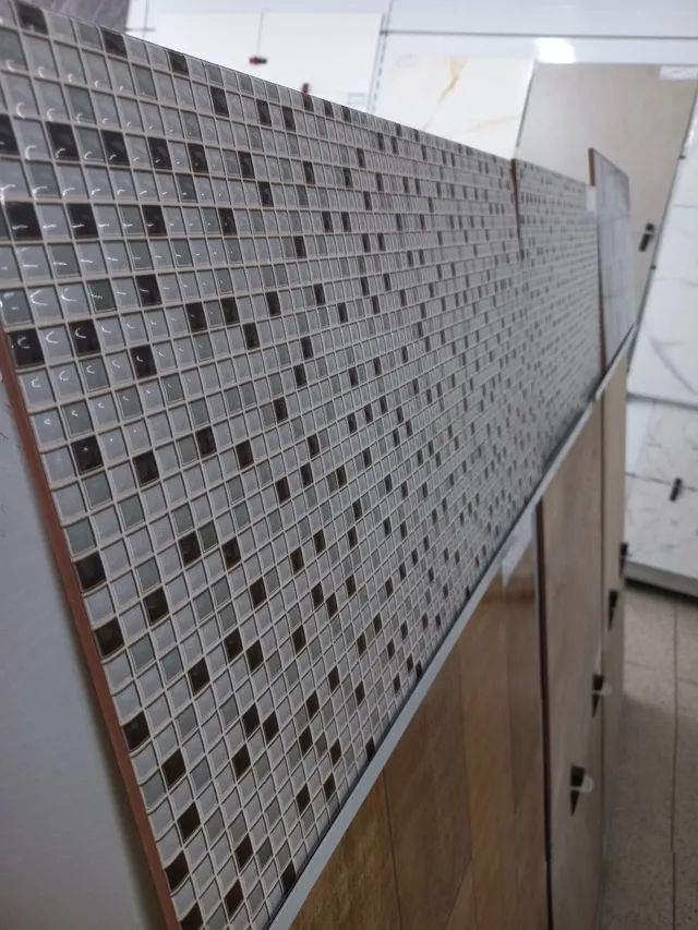 Revestimento 33x59 pastilha Cinza Lef - Foto 3