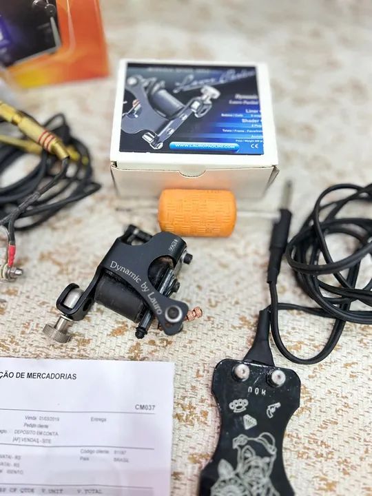Kit para tatuagem máquina Lauro Paolini traço - Foto 2
