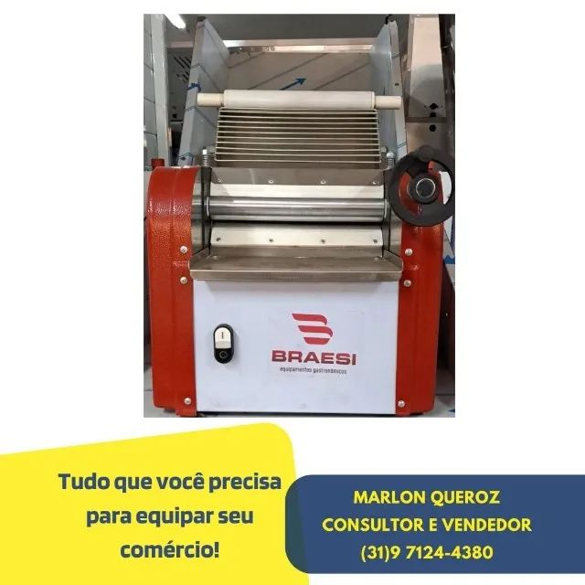 Cilindro de Massas Braesi 30CM Novo Style