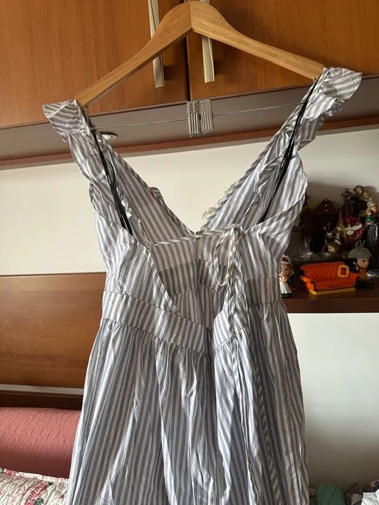 Vestido listrado longo Forever 21  - Foto 2