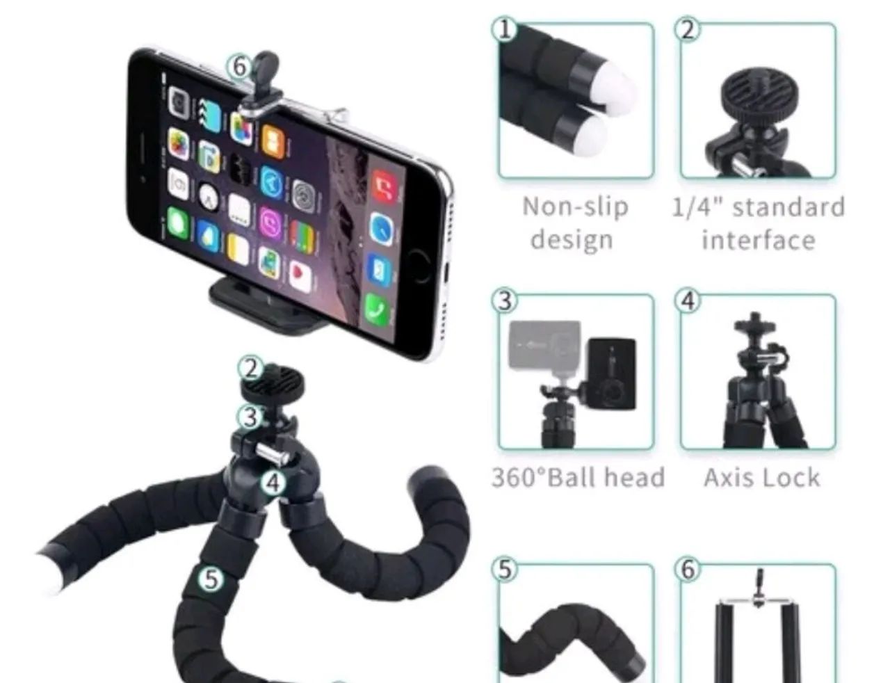 Tripé suporte para celular  - Foto 4