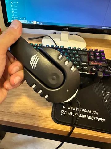 Fone headset Gamer Oex Game action-x com um mês de uso - Foto 3