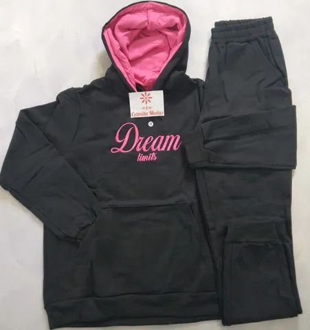 Conjunto de Moletom Flanelado Feminino - Foto 5