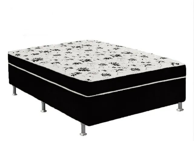 Cama Box Conjugada Casal Mola Ensacada 55x138x188 - Foto 4