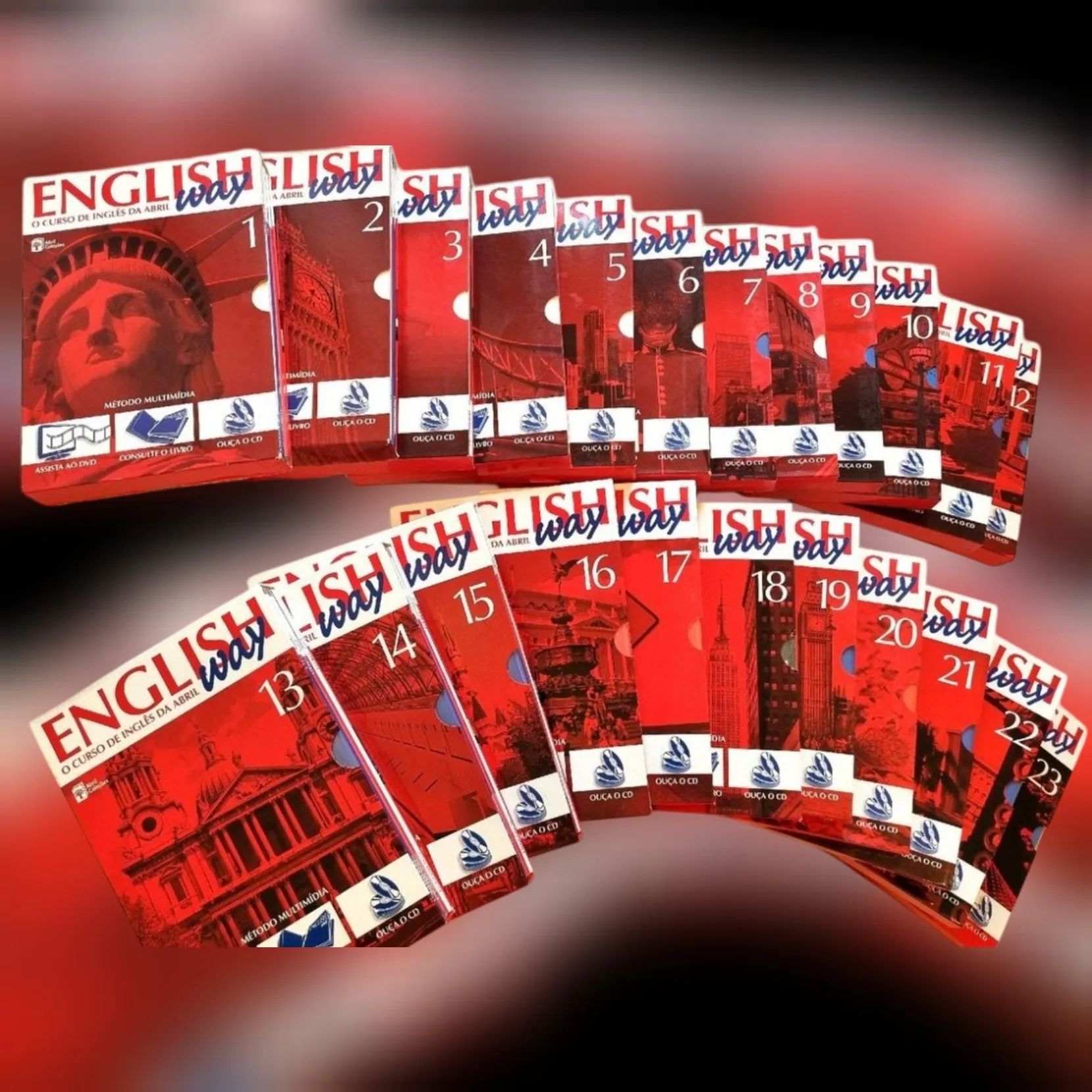 Curso de Inglês English Way Completo - 24 Volumes