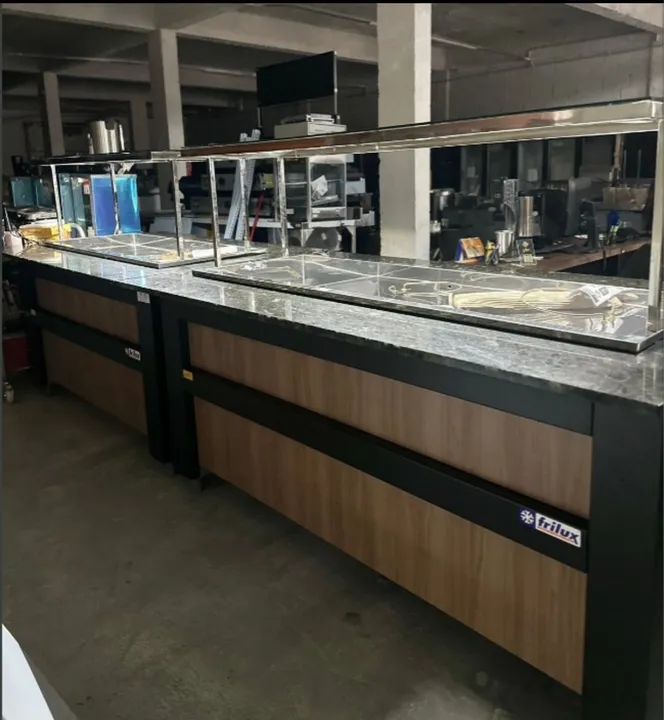 Buffet quente e frio linha pop frilux (Alef) 