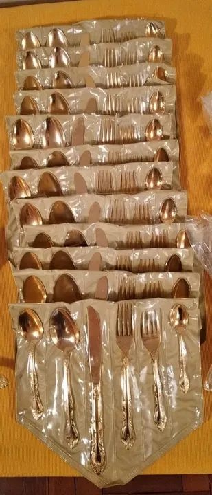 FAQUEIRO DOURADO ANTIGO STAINLESS STEEL JAPONÊS  - Foto 2