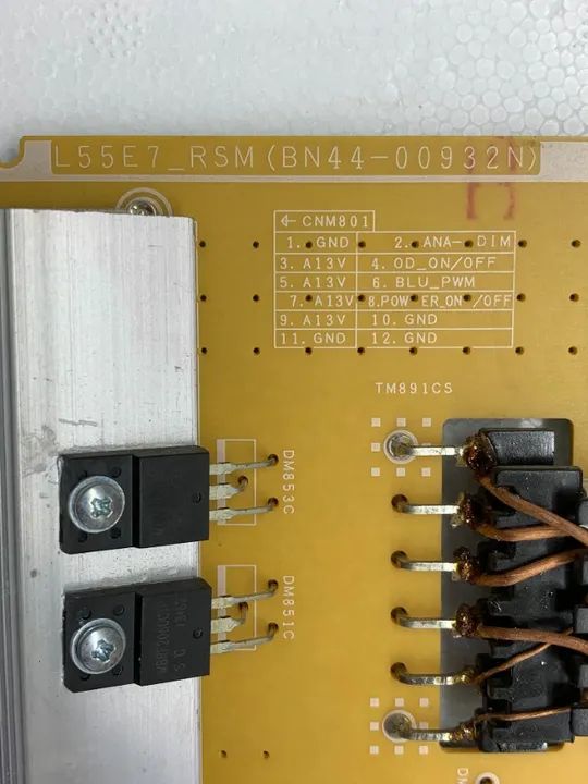 Placa Fonte De TV Samsung UN49RU7100 Modelo BN4400932N - Foto 3