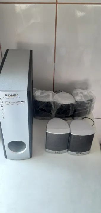 Home Theather com 5 caixas (Leia a descrição)