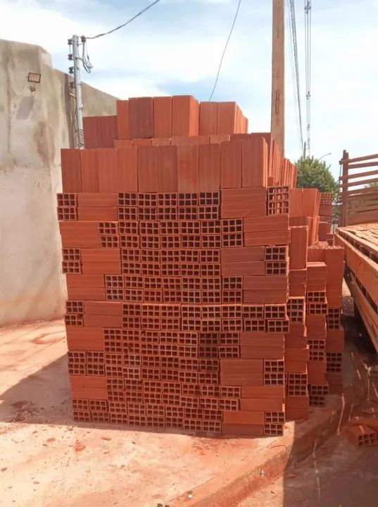 TIJOLO 9X14X29 DIRETO DA FÁBRICA COM O MENOR PREÇO PARA CARGA FECHADA  COM 6 MIL TIJOLOS