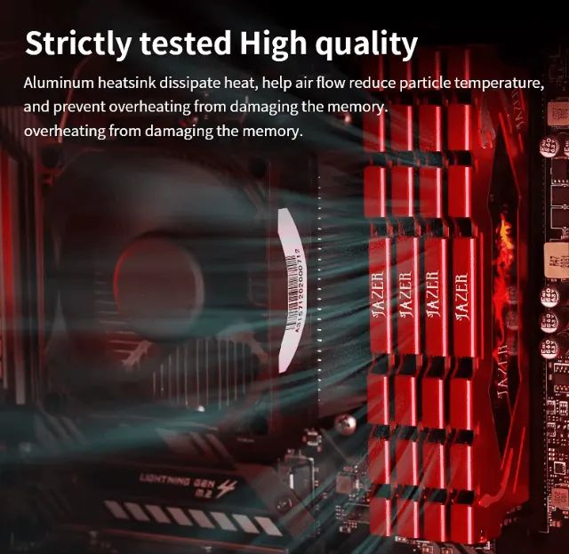 Memória RAM DDR4 8GB 3200MHz XMP JAZER - Foto 4