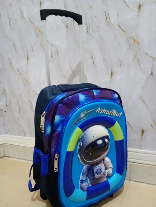 Mochila de rodinhas infantil Astronauta