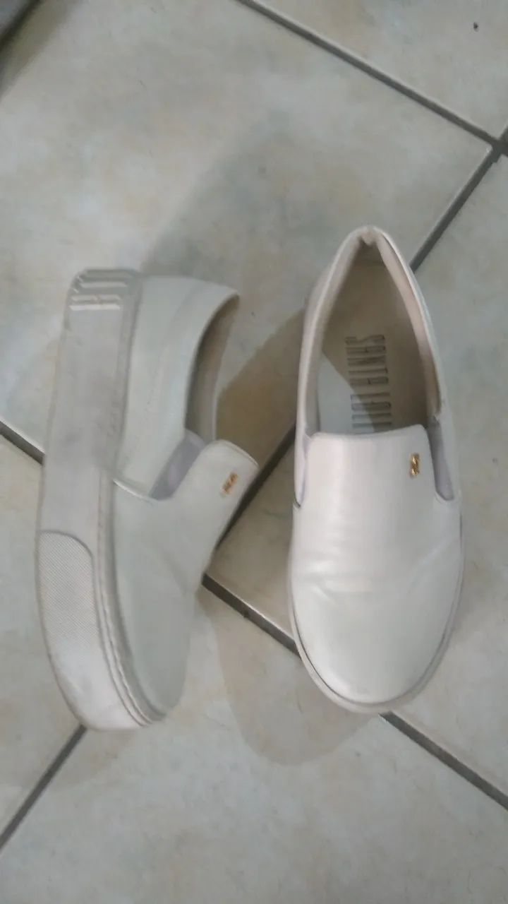 Baixou! Tenis Branco Santa Lolla Tam 33/34 - Foto 2