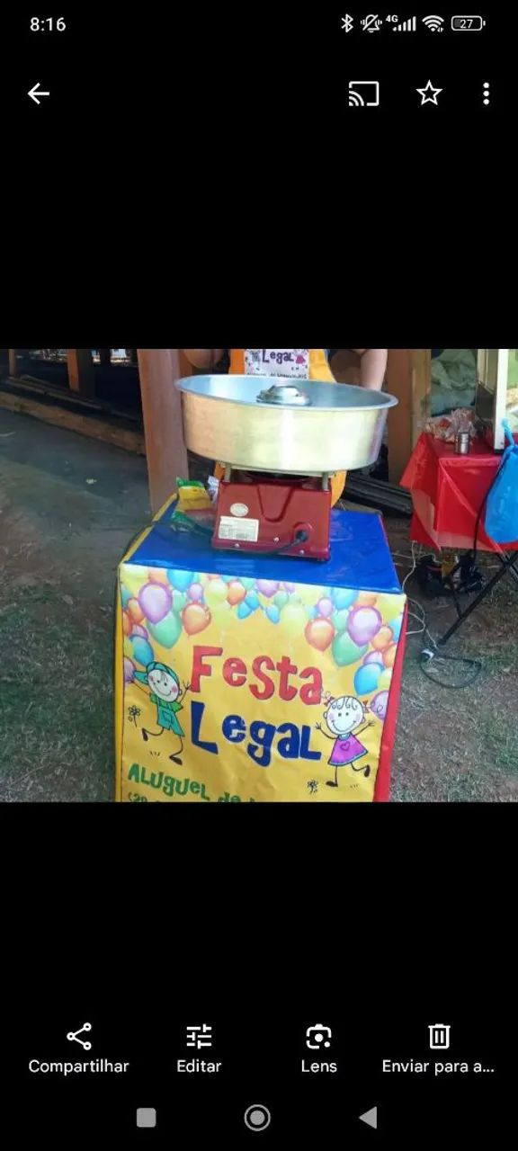 Vendo Máquina de Pipoca e Algodão Doce para Festas - Foto 4