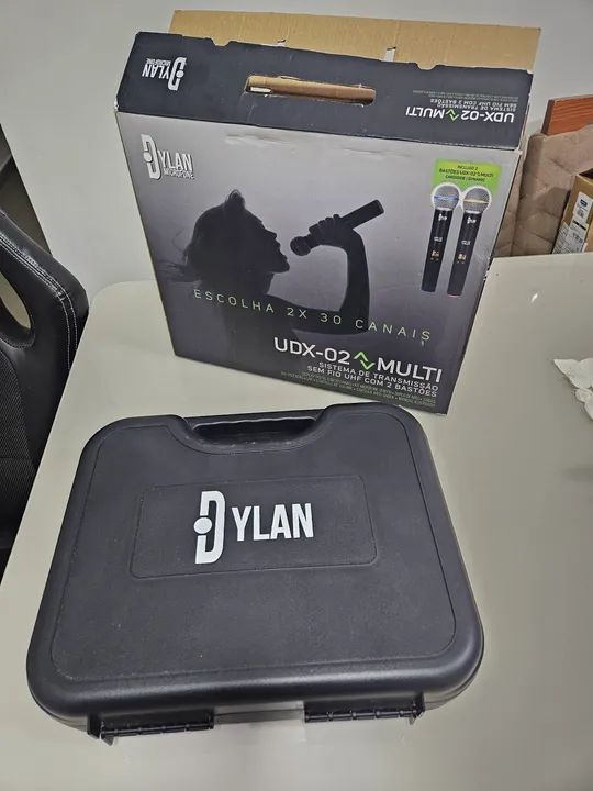 Torre de Som Gradiente 1200W + Micofones Dylan 2x30 Canais Digital, Karaokê Completo!! - Foto 4