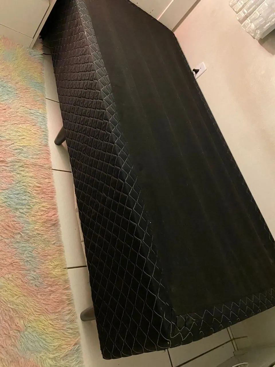 Base para cama box preta