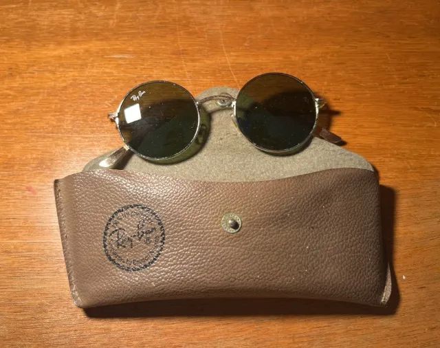 Óculos Ray-Ban Estilo John Lennon com Estojo - NUNCA USADO - Foto 2