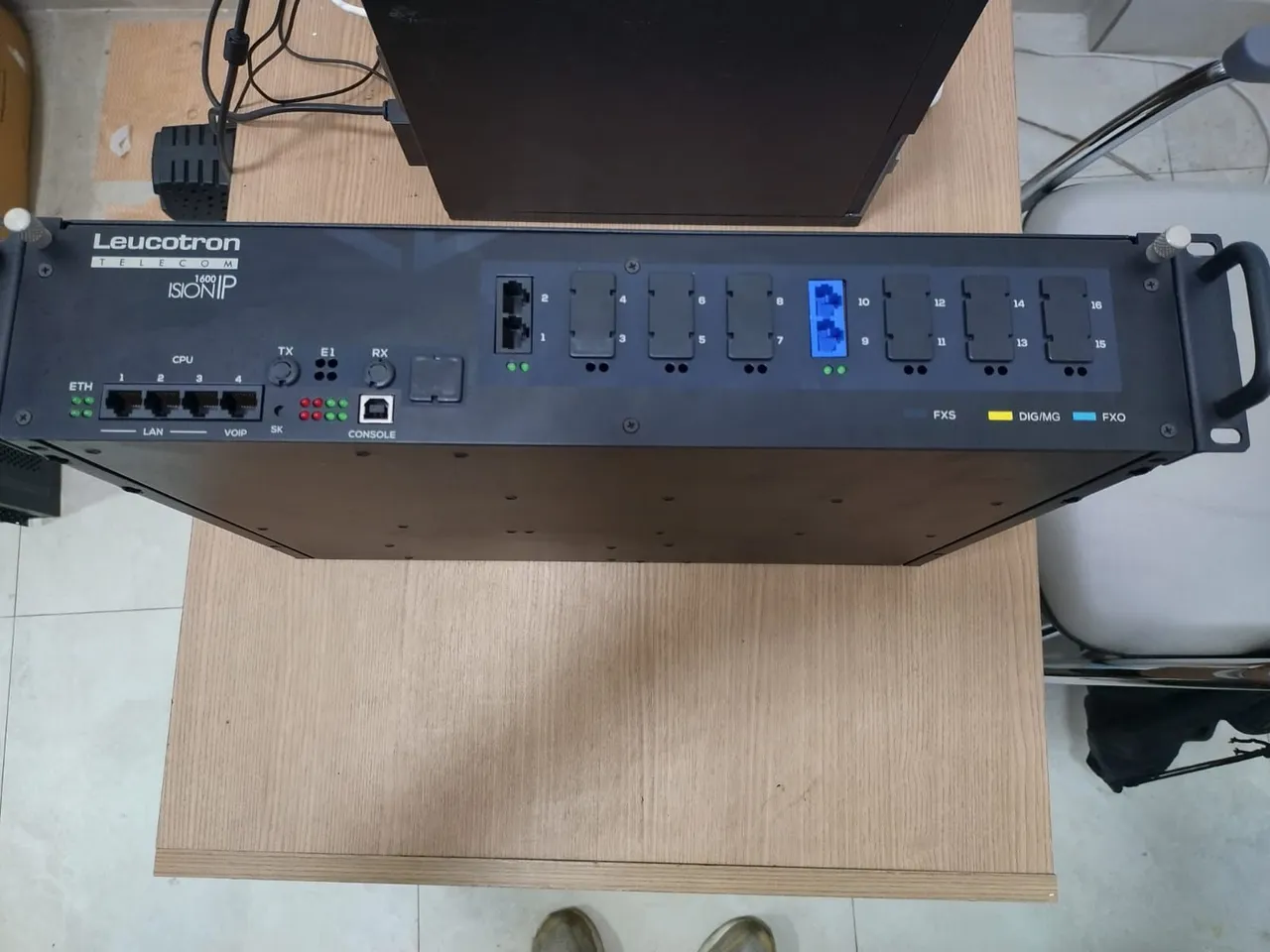 Central Telefônica Leucotron ISION IP 1600