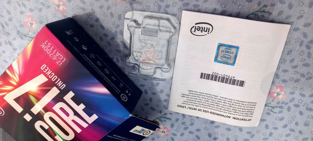 Kit i7 intel placa mãe e processador 