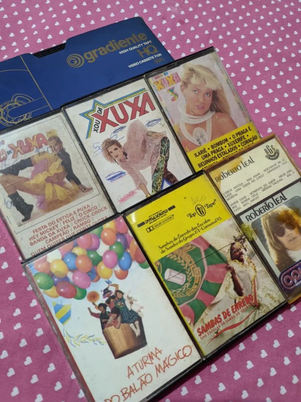 Coleção de fitas K7 Xuxa e outros