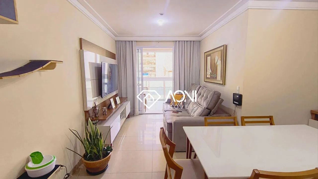 Apartamento com 3 dormitórios para alugar, 110 m² por R$ 5.266,40/mês - Praia da Costa - V