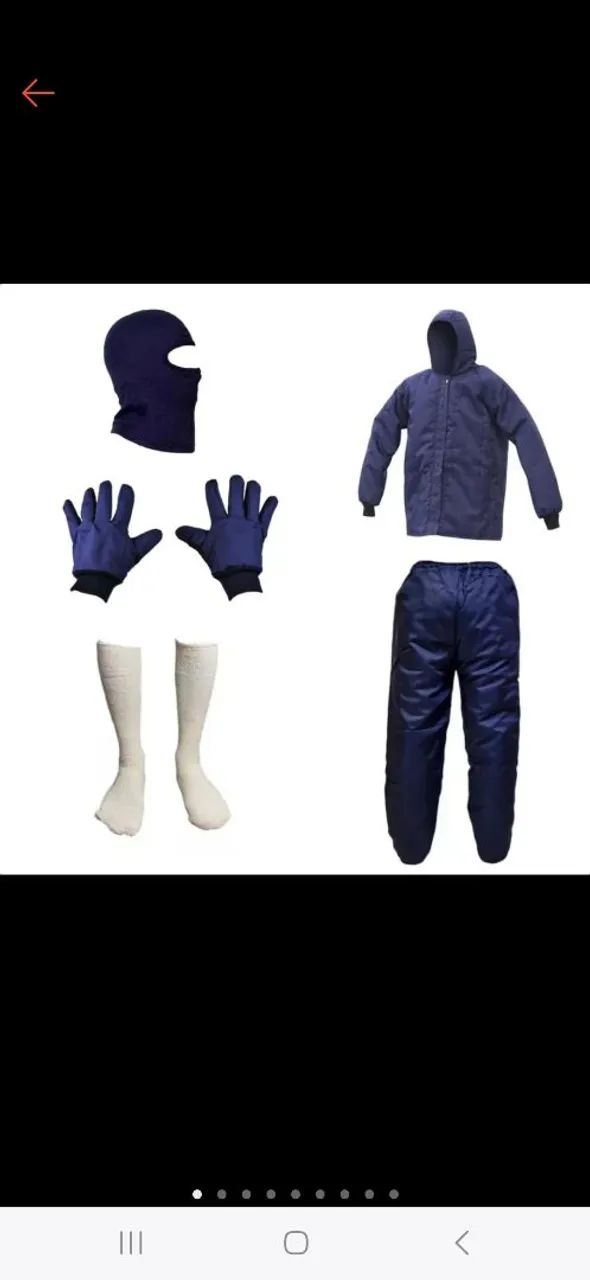 Conjunto de Proteção para Trabalho - Capacete, Luvas, Calças e Jaqueta