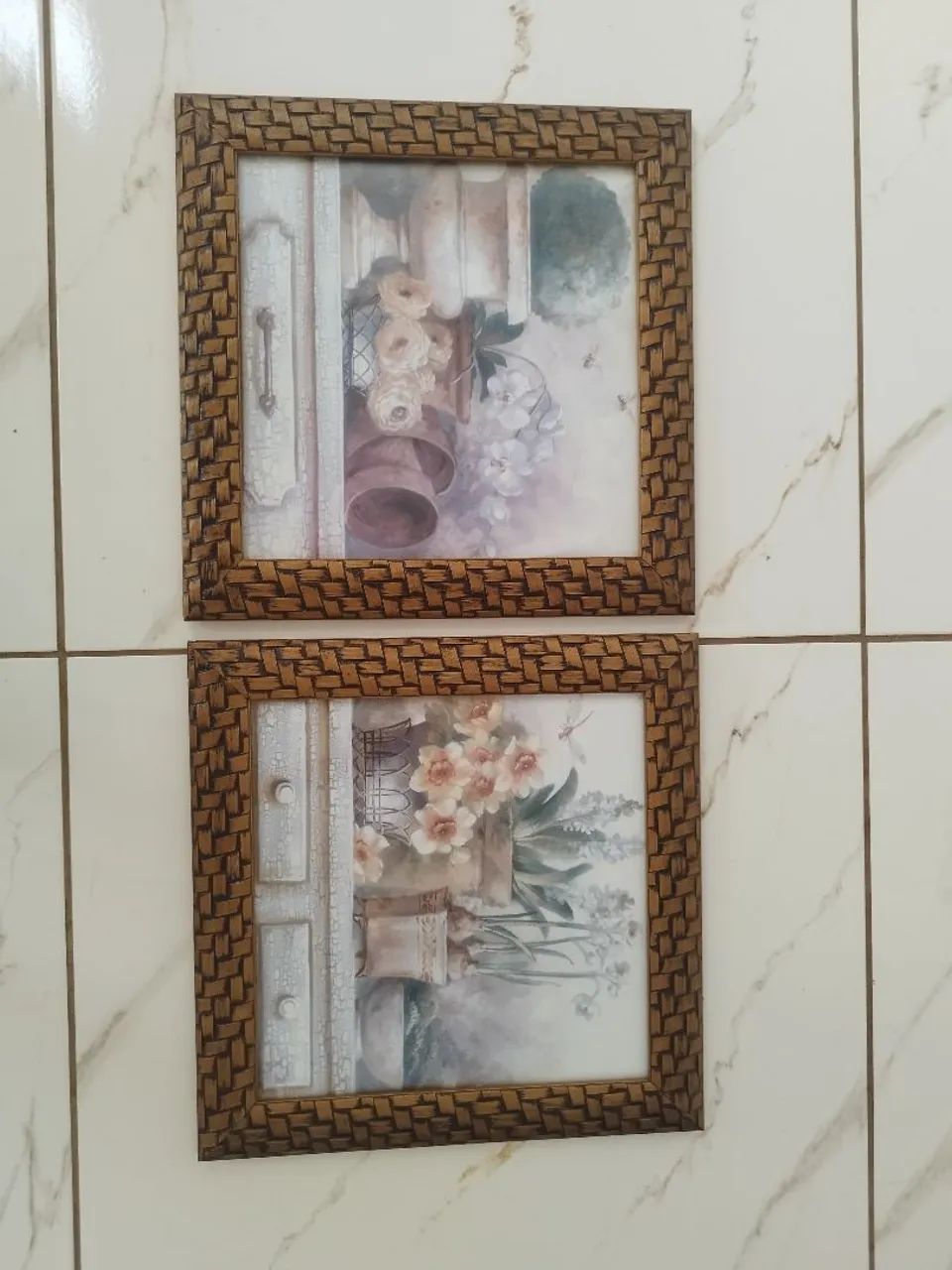 2 Quadros 40x40cm para sala - Barato  - Foto 3