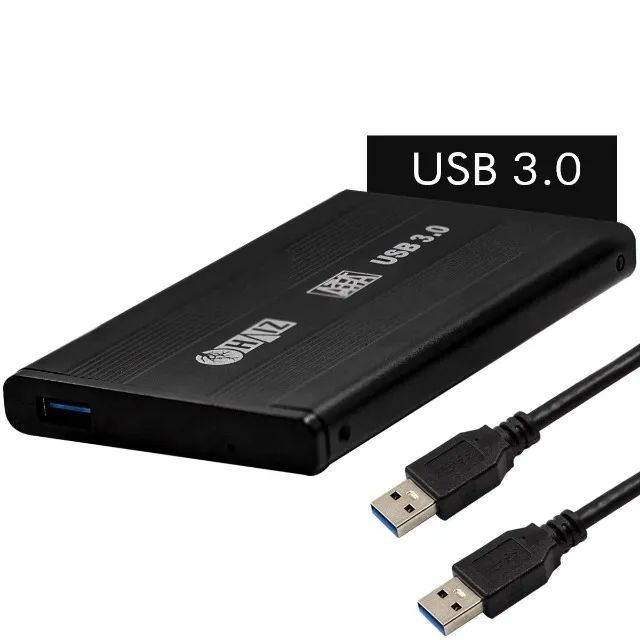 Case Usb 3.0 Hd Externo 2.5 Metal Notebook Ps4 Xbox One Pc Cor Preto - Foto 2
