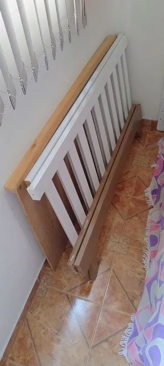 Berço retrô com colchão  - Foto 4