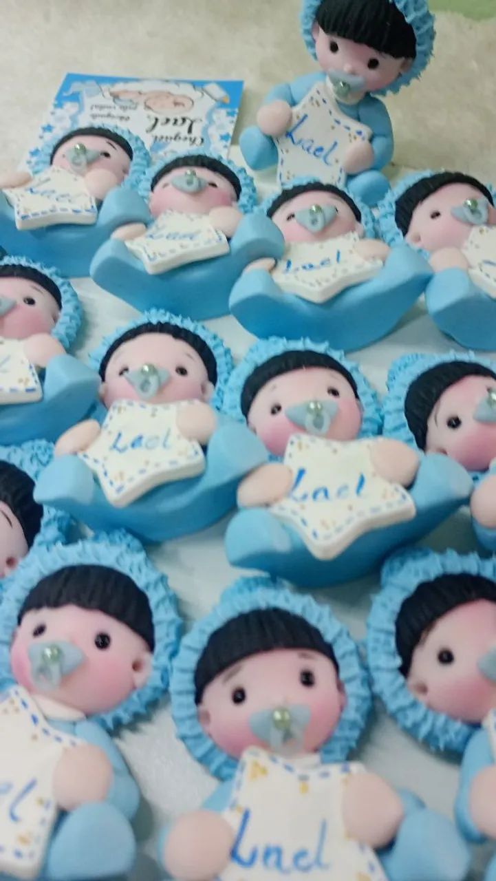 Lembrancinhas para maternidade em Biscuit  - Foto 4