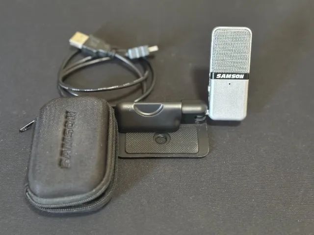 Microfone Samson Go Mic Condensador Cardioide Cor Silver - Foto 2